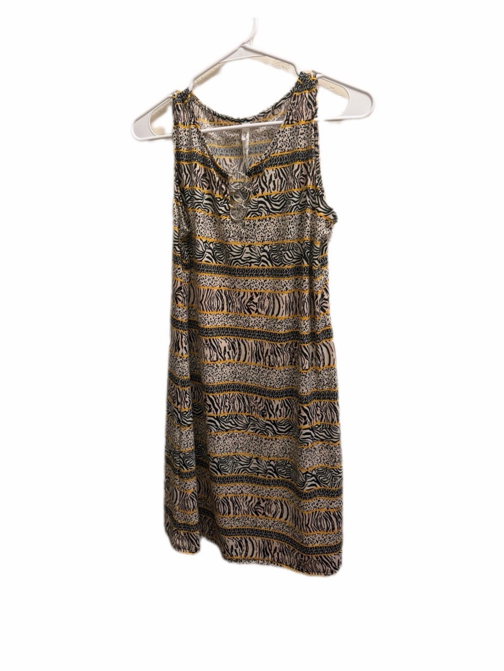 My collection women’s Sleeveless Animal Print Shift Dress
